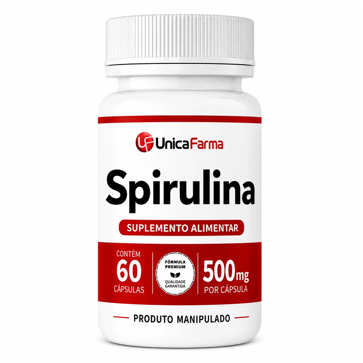 Spirulina 500mg - 60 Cápsulas