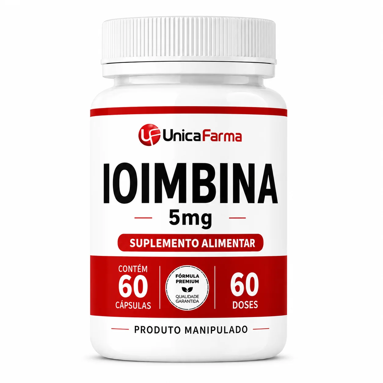Ioimbina 5mg – 60 Cápsulas