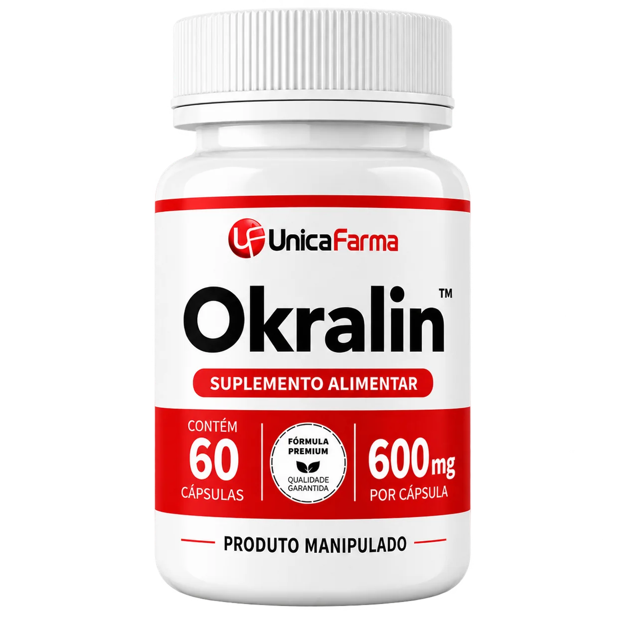 Okralin ™ (Controle da absorção de gordura) 600mg - 60 Cápsulas
