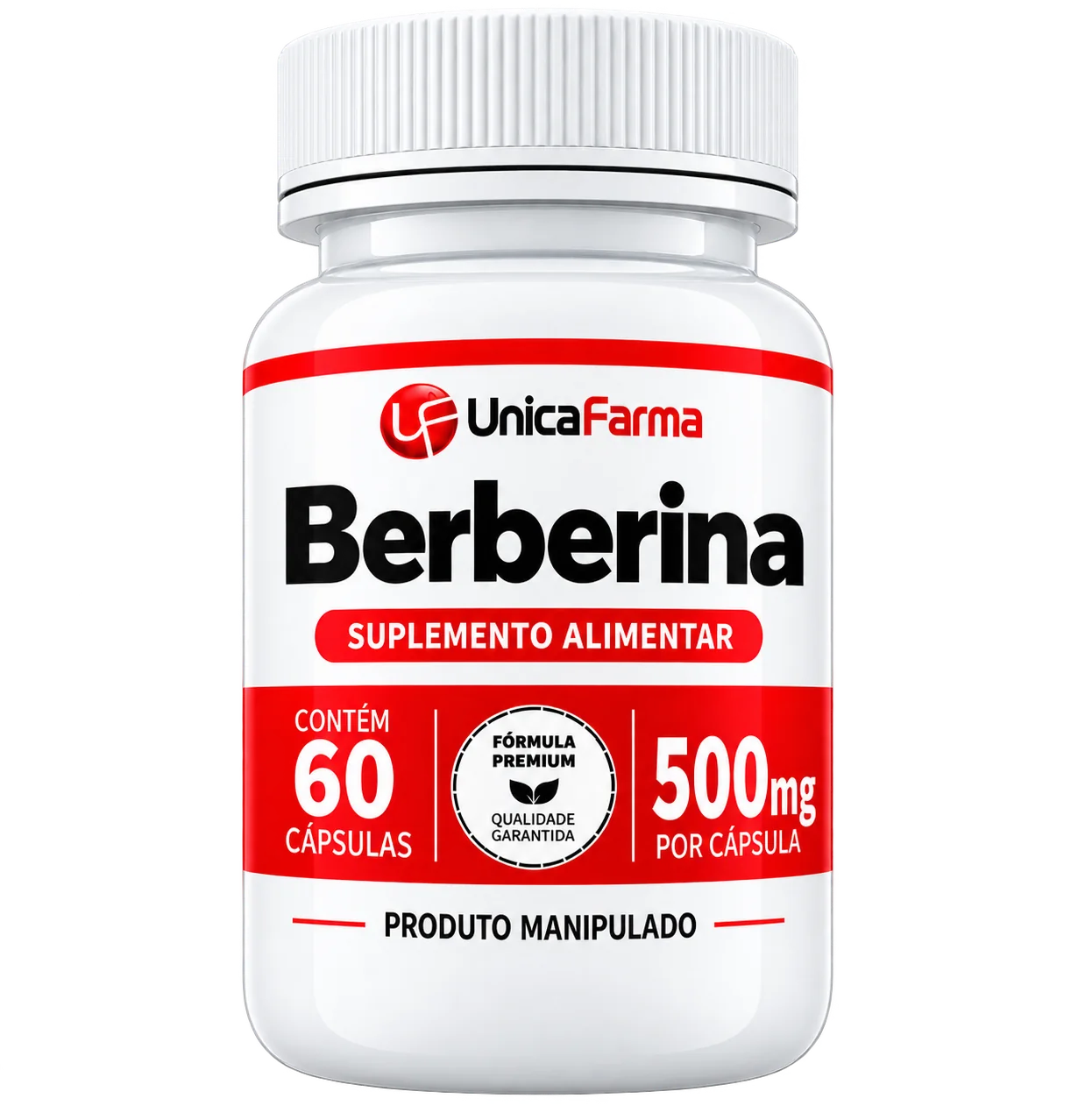 Berberina 500mg - 60 Cápsulas